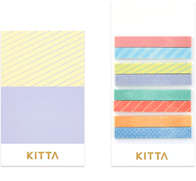 King Jim Kitta Washi Masking Tape - Slim Type - Mix2